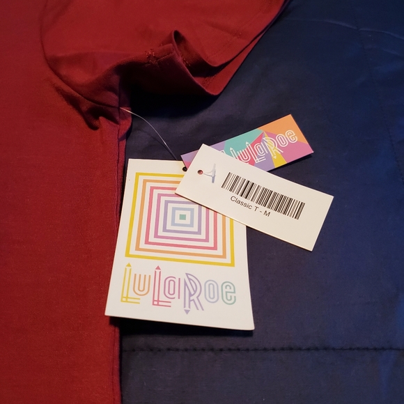 LuLaRoe Classic T - Maroon - Picture 4 of 4